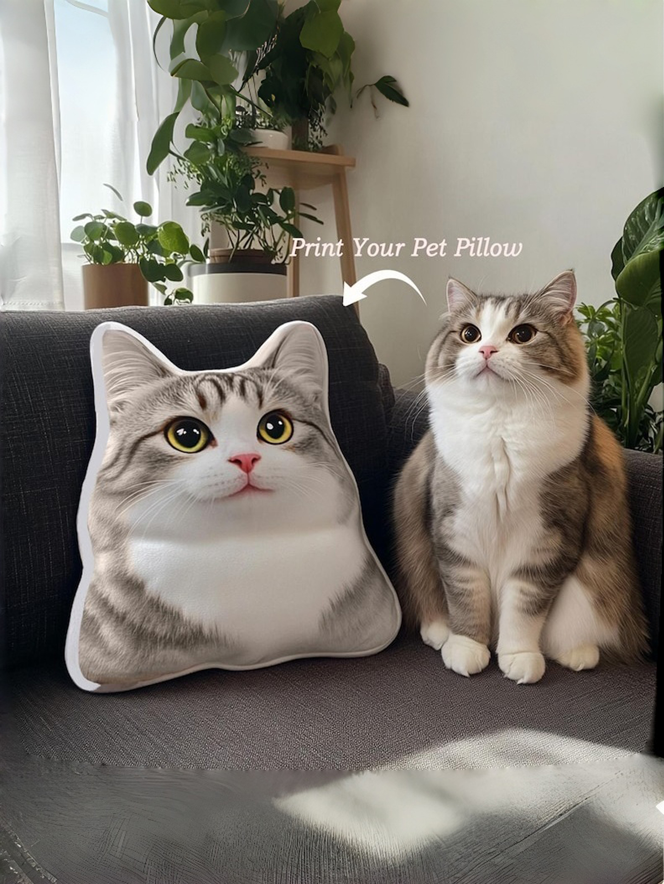 Personalized Pet Shaped Pillow